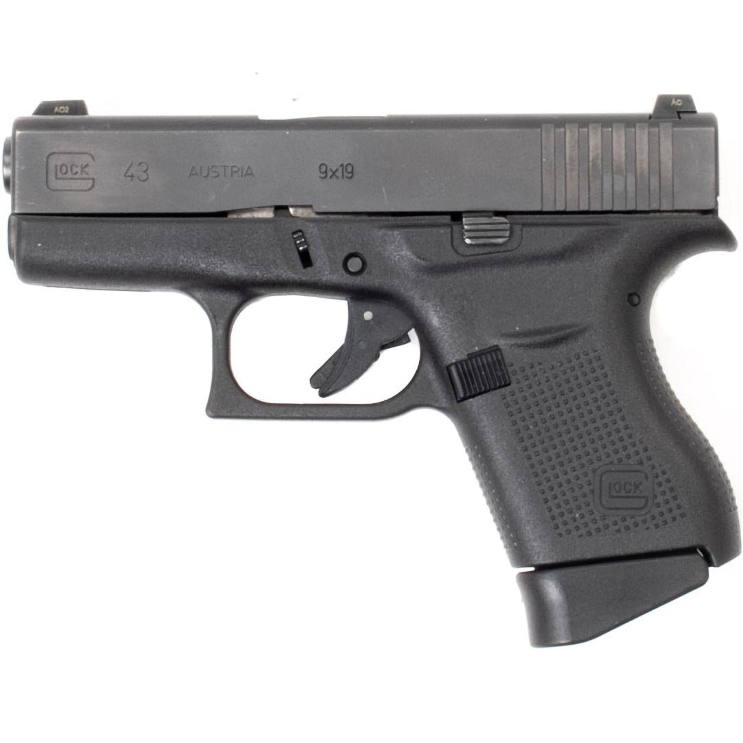 GLOCK 43  9mm luger (9x19 para)